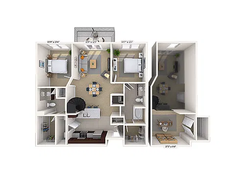 Floor plan Lenox w/Loft
