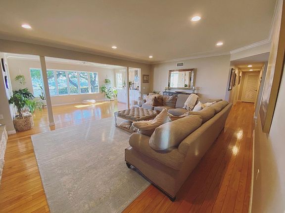 Living room and hall to bedrooms