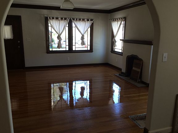 Living room with hardwood floors