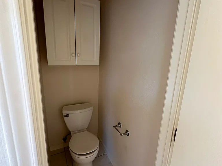 Master bath toilet closet