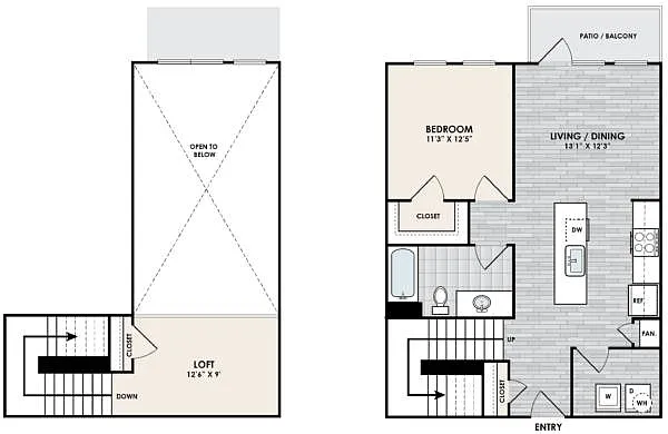 Floor plan A1J