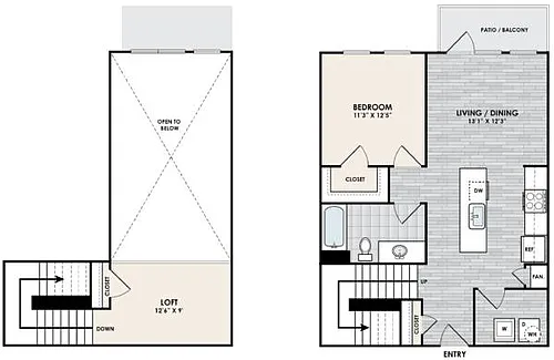 Floor plan A1J