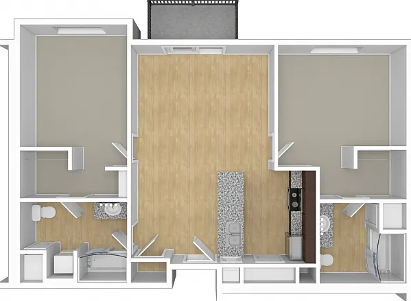 2 Bedroom Floor Plan 2 Bedroom Floor Plan