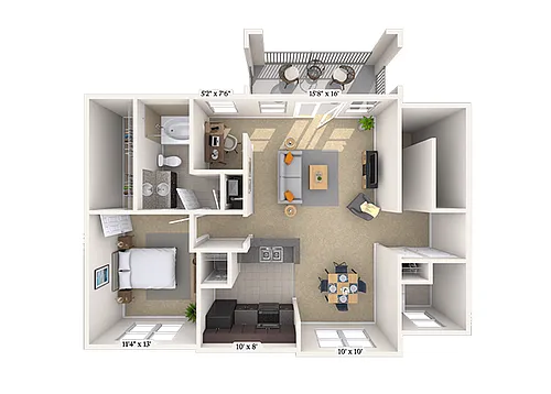 Floor plan The Endicott