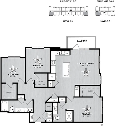 Floor plan C1