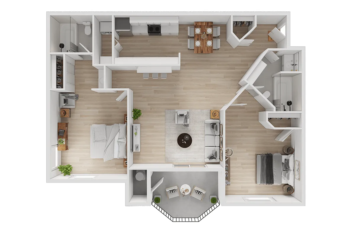 Floor plan B1