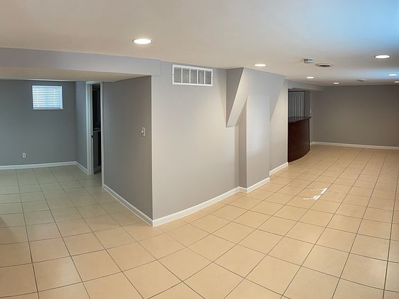 Finishes basement