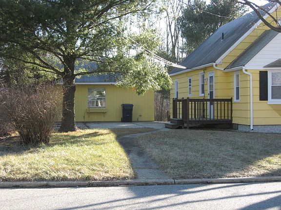 Back yard with big patio
