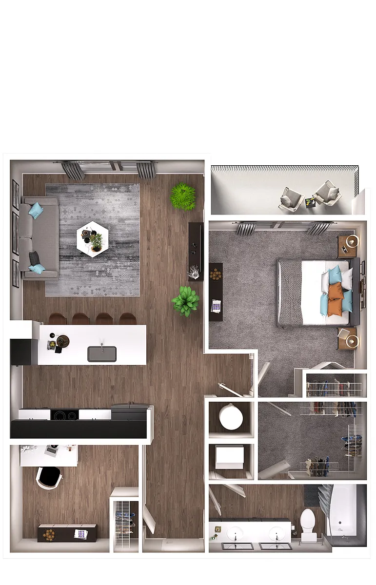 Floor plan A7D