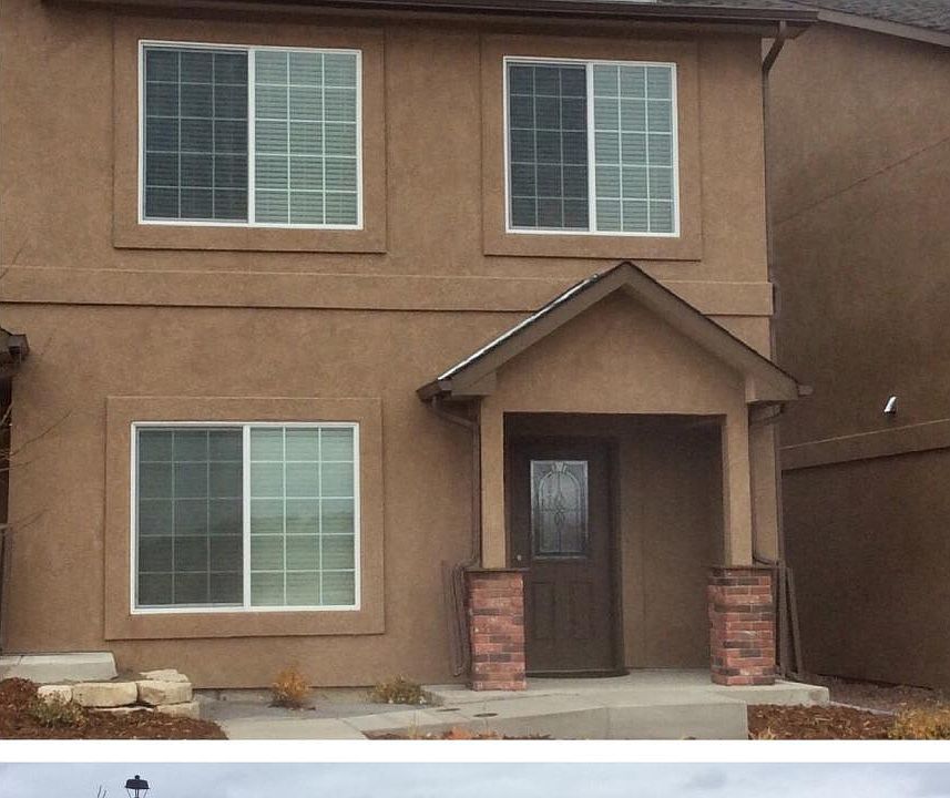 Front view, end unit & Park across street