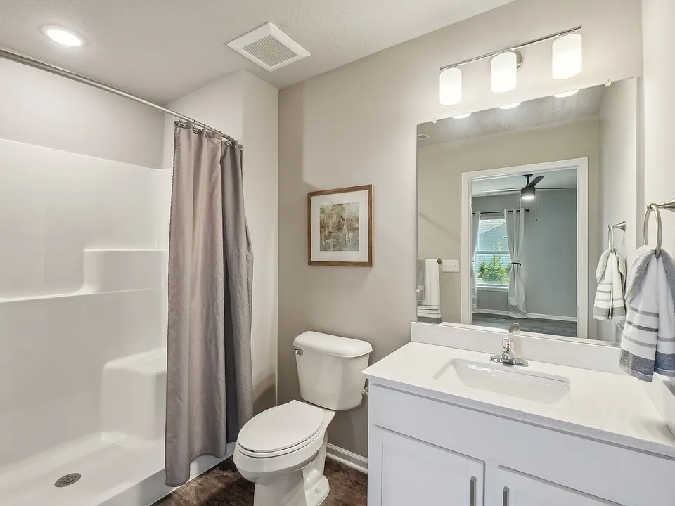 Walk in showers with two seats and high quality finishes.