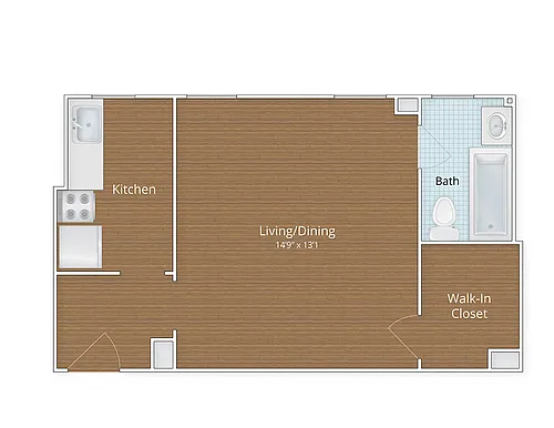 Floor plan Studio