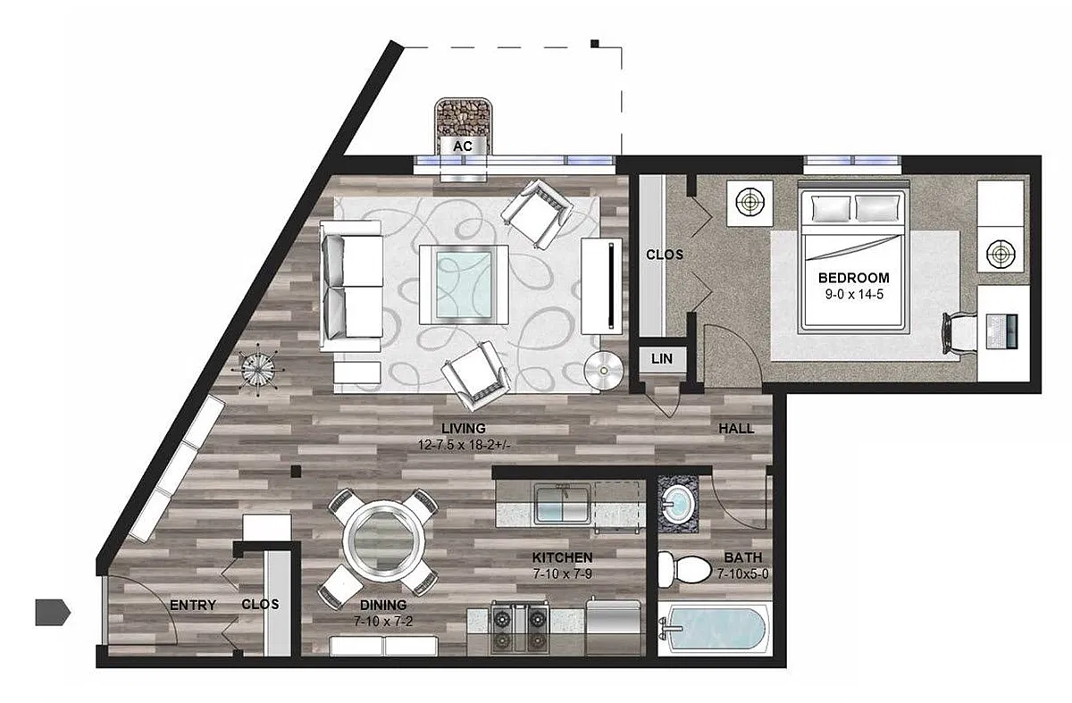 Floor plan The Paper Birch
