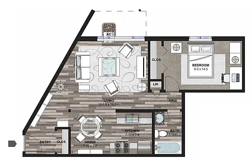 Floor plan The Paper Birch
