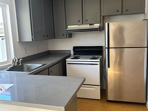 freshly painted kitchen