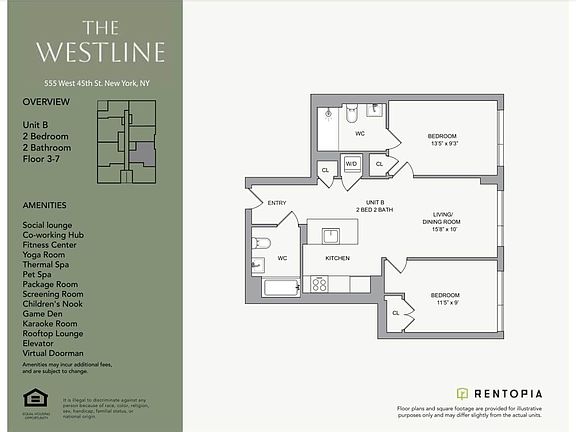 3rd image of 555 W 45th St #2G