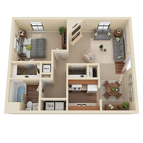 Floor plan Cambridge