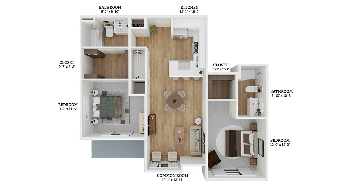 Floor plan B4