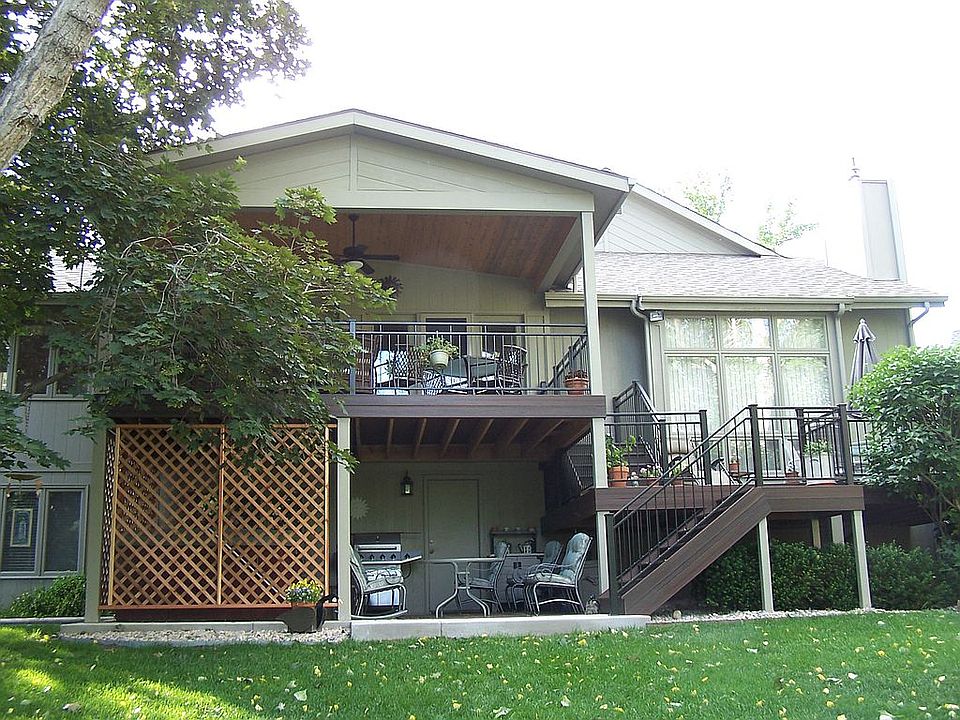 Rear view of house