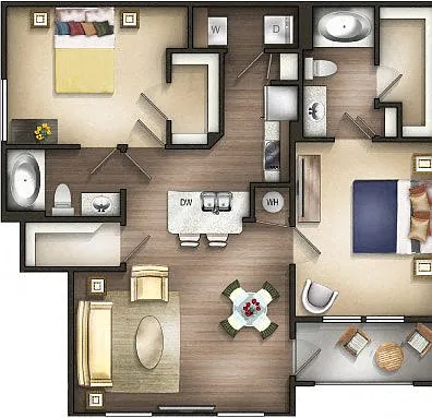 Floor plan B1L The Emory