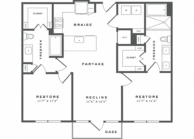 Floor plan B2
