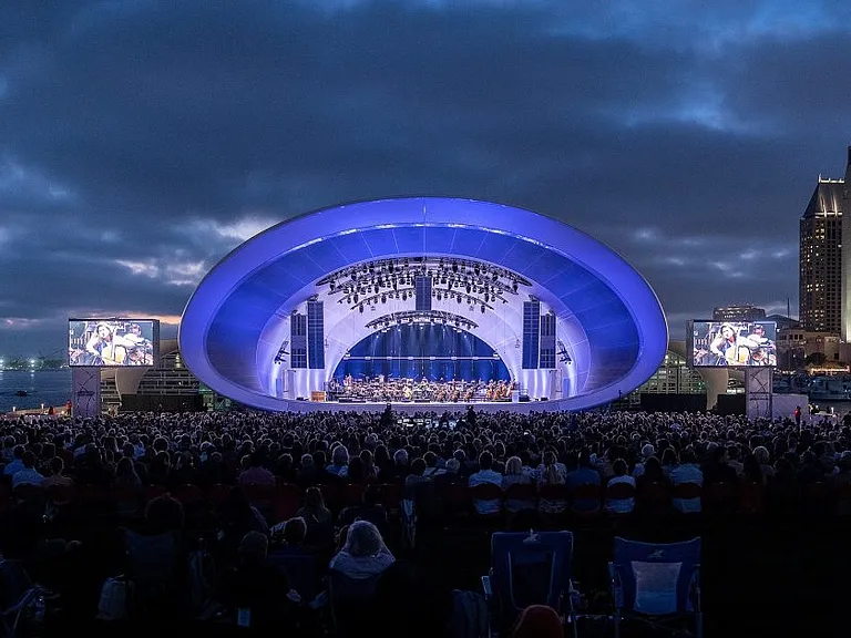 Rady Shell at Jacobs Park: Enjoy waterfront concerts and live performances just minutes away at the Rady Shell.