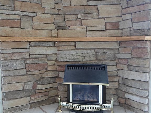 Gas Fireplace in Family Room