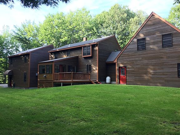 Back View of House : Back view and partial view of yard.