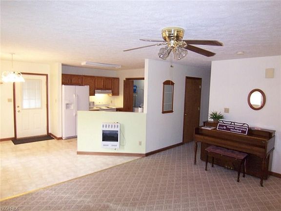 Living Room, Dining & Kitchen