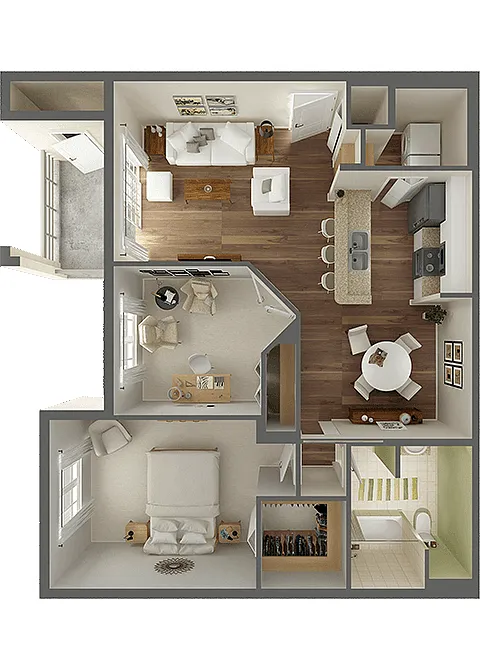 Floor plan St. Lucie