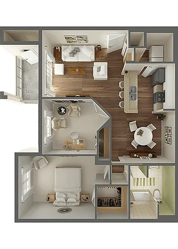 Floor plan St. Lucie