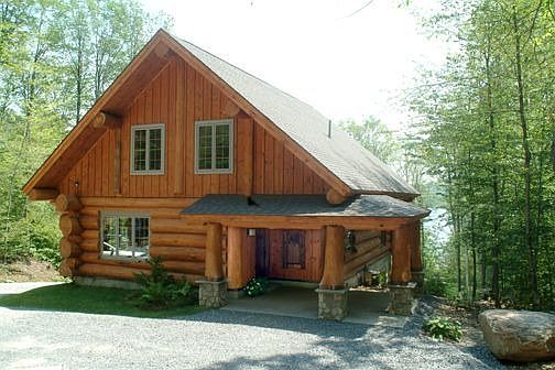 main entry with back porch