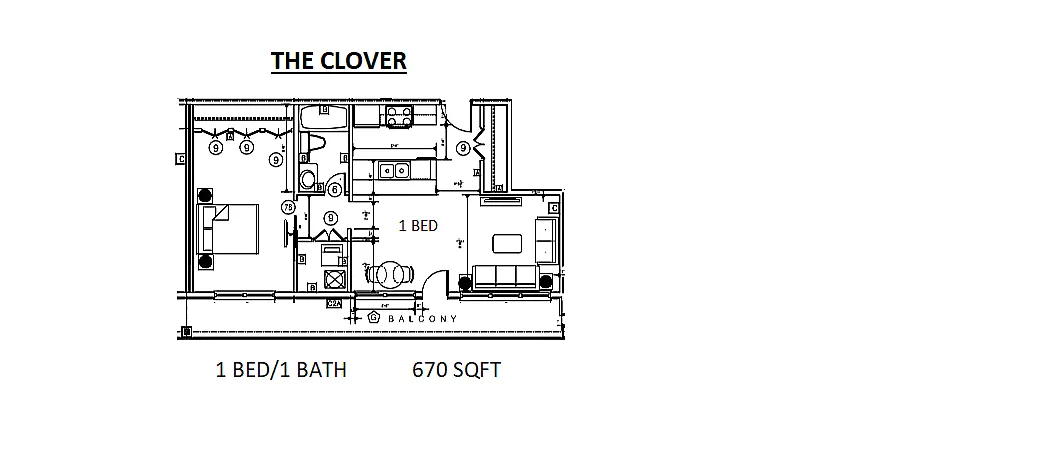 Floor plan The Clover
