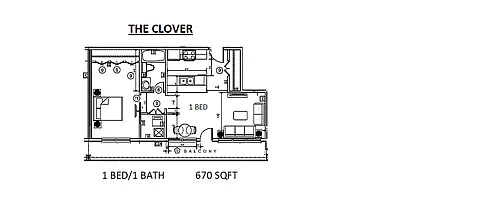 Floor plan The Clover