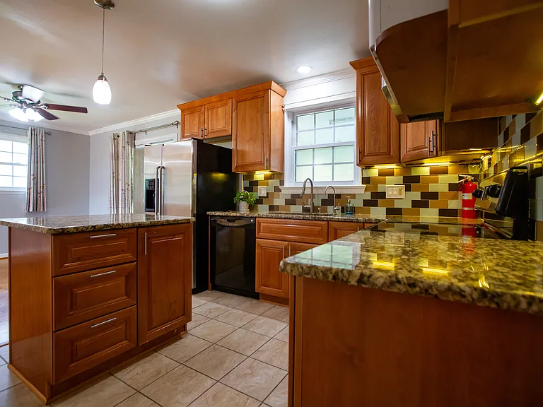 Kitchen's view from downstairs