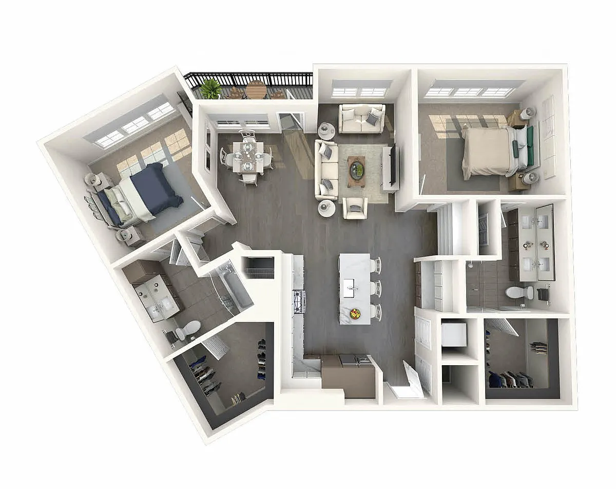 Floor plan B7