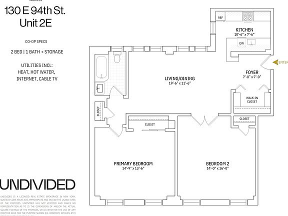 2nd image of 130 E 94th St APT 2E