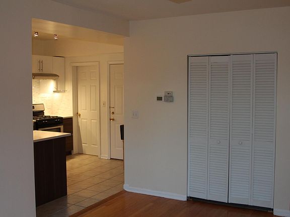 Living room/kitchen/utility closet