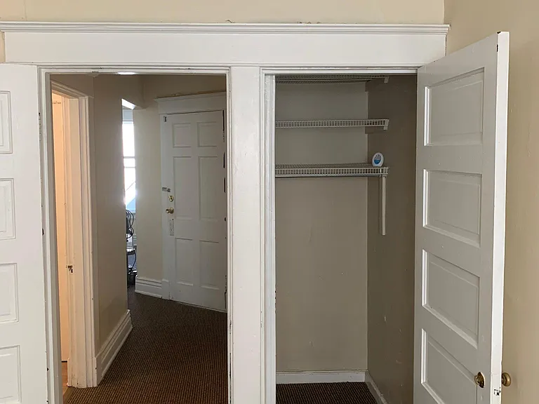 Bedroom Closet, view towards hallway