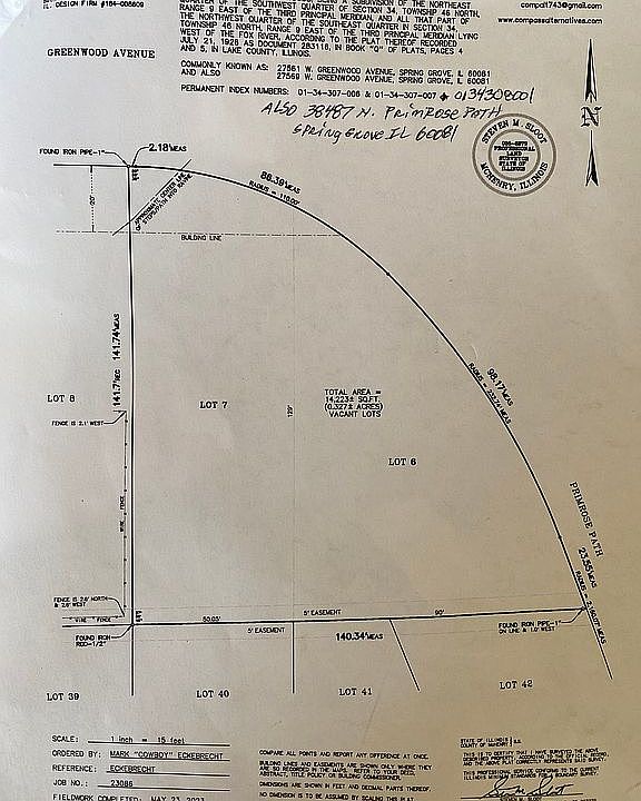 This is the buildable lot 