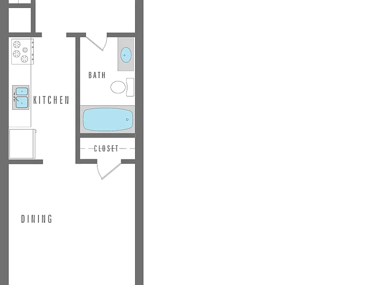 1 Bedroom, 1 Bath 439 SF - Alegria Del Sol 1 Bedroom, 1 Bath 439 SF - Alegria Del Sol