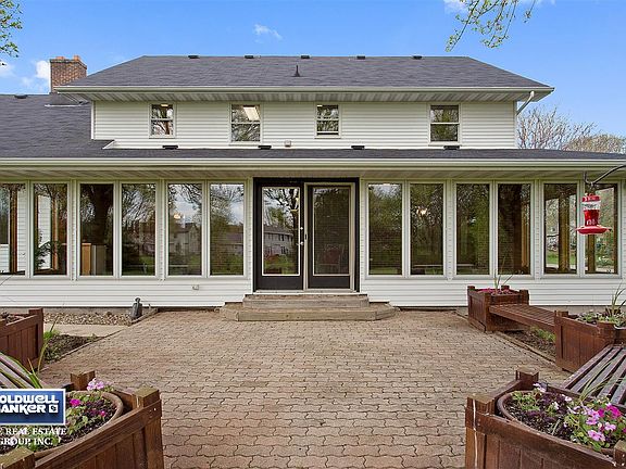 View of sunroom from patio
