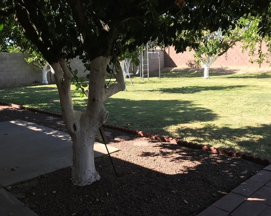 Large, private backyard
