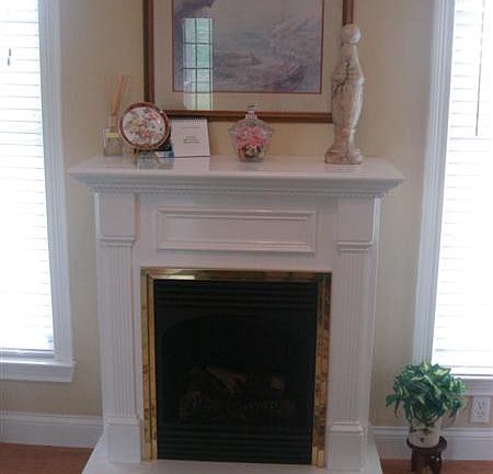 Elegant fireplace