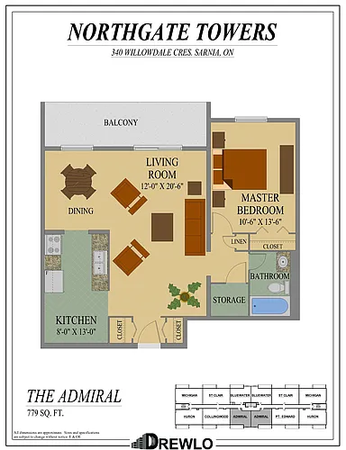 Floor plan 605