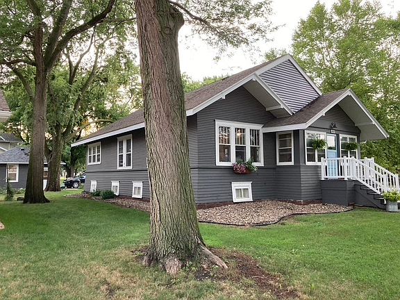 Side view of house from the South.