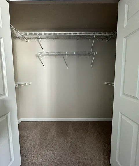 Secondary bedroom closet