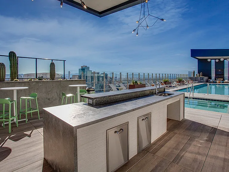 Outdoor BBQ Area