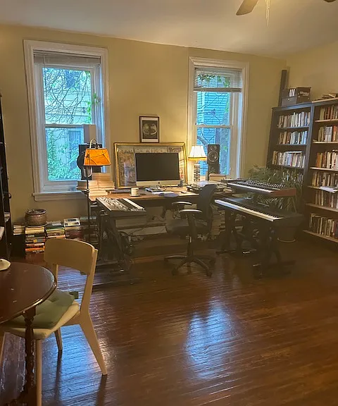 Extra Large bedroom with room for home office.