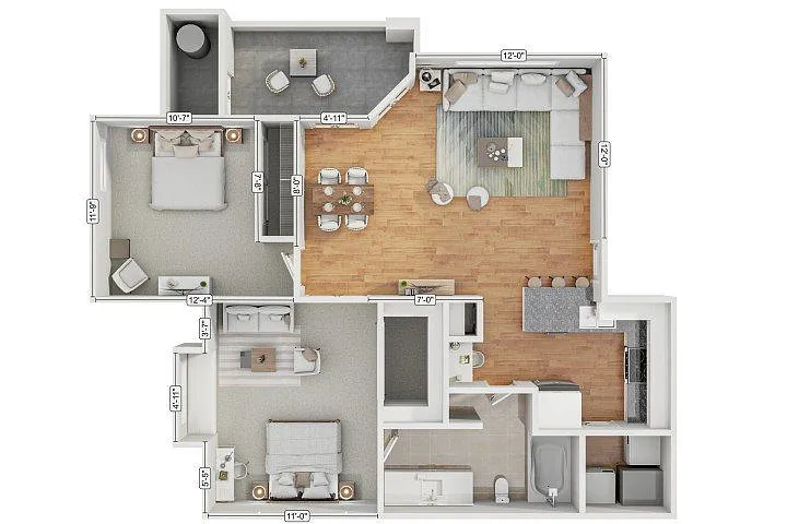 Floor plan 2A1